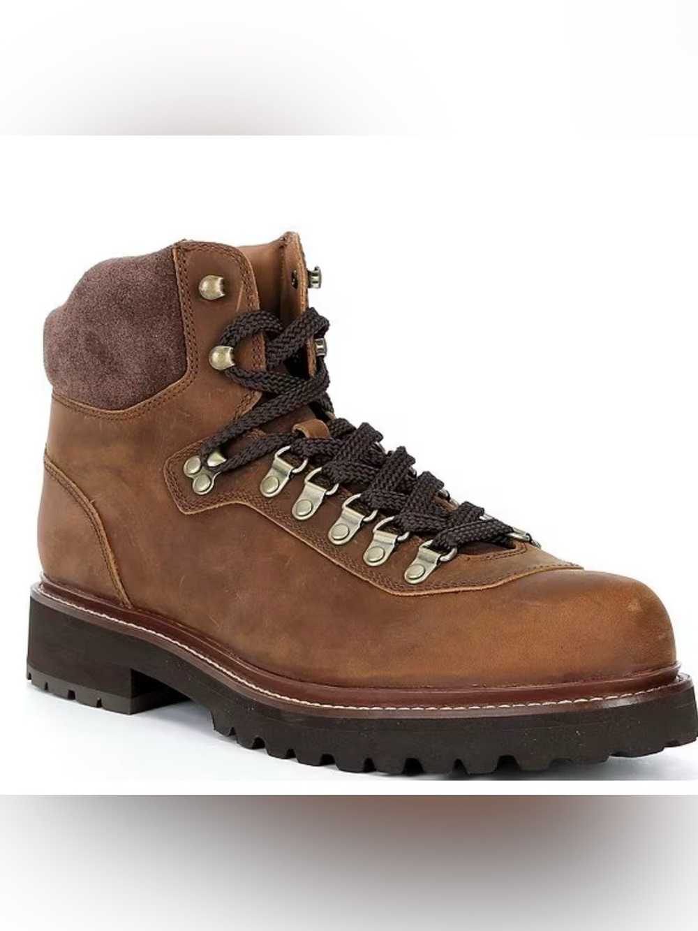 Polo Country Ralph Lauren Men's Brown Leather Hiking Boot NEW SIZE 9